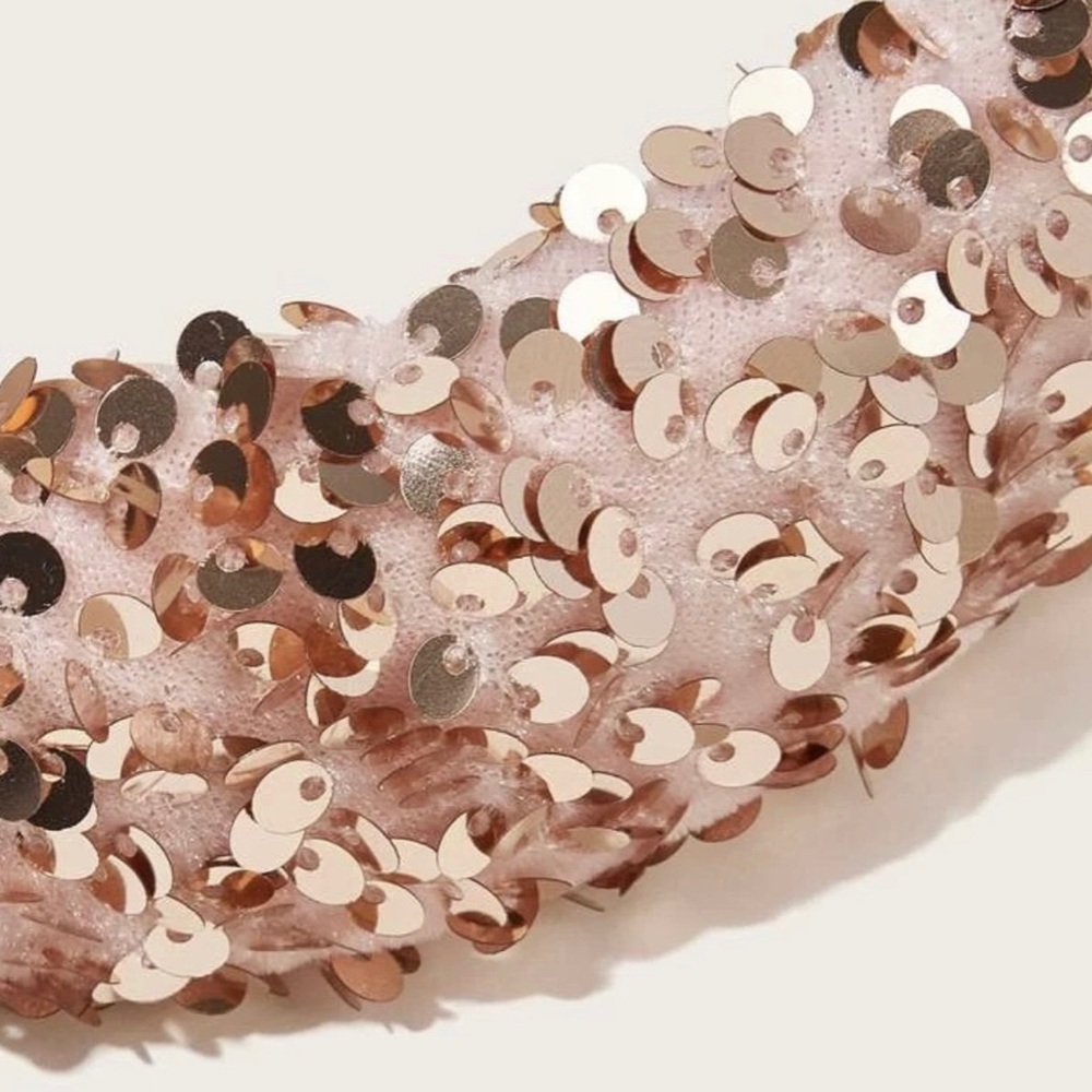 Baby Pink Sequin Headband - Picture 3 of 3